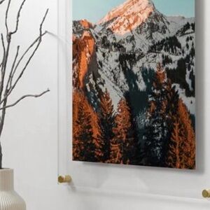 West Elm modern acrylic frame 7 x 9in